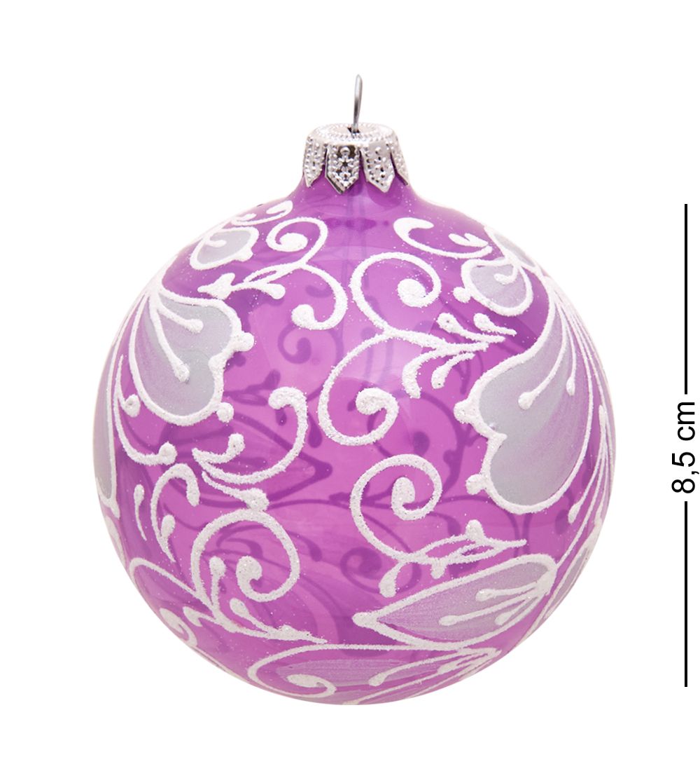 Элита НФШ-1136/2 Ел. украшение Шар «Вьюнок» 85 мм