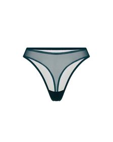 трусы стринги Veil с высокой посадкой изумрудные
