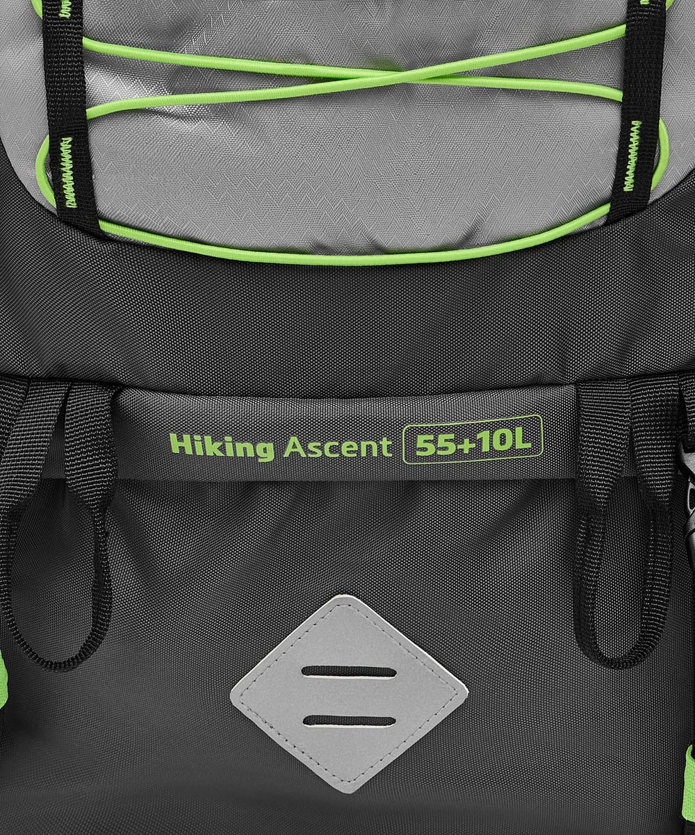 Рюкзак Hiking Ascent, серый, 55+10 л