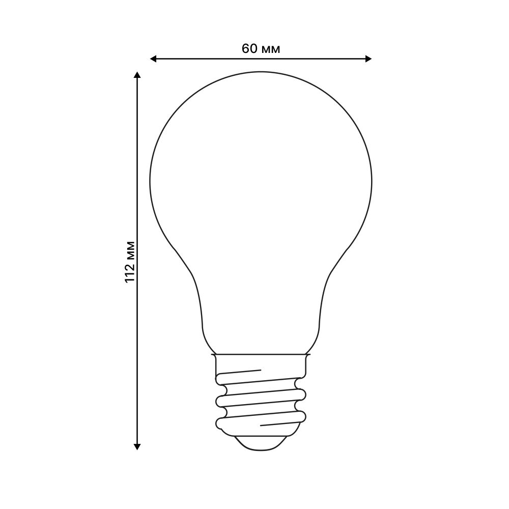 LED-A60-7W-3000K-E27-FR GLH01WH Лампа светодиодная. Форма A. матовая. Серия Heaven. Теплый белый свет 3000K. Картон. ТМ Uniel