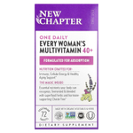 New Chapter, One Daily Every Woman's ™, мультивитамины 40+, 72 вегетарианские таблетки