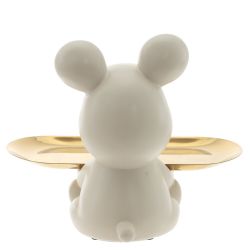 GAEM Фигурка декоративная с подносом "Медвежонок", L22 W17 H19 см