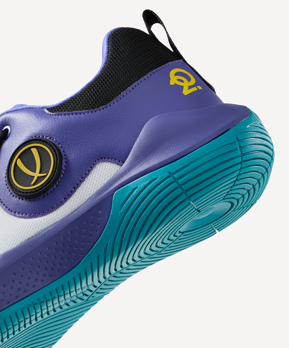 Кроссовки баскетбольные JÖGEL Launch 2.0 LOW, белый/фиолетовый/голубой