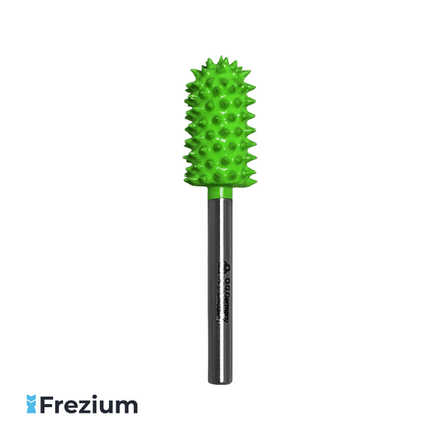 Борфреза твердосплавная по дереву закругленный цилиндр "O.G.Germany" 9.5x3.175x16.5x41.5 Средняя Зернистость; CR08MG