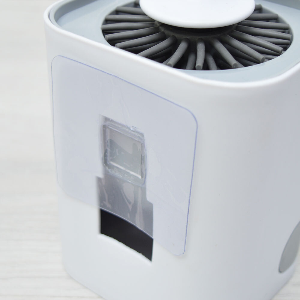 Ерш для туалета силиконовый с подставкой, 10*9*42см