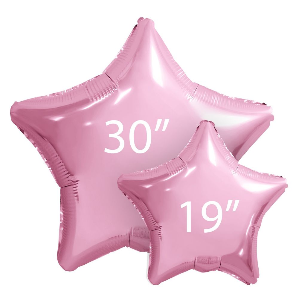 Шар (30''/76 см) Звезда, Фламинго, 1 шт. в уп.