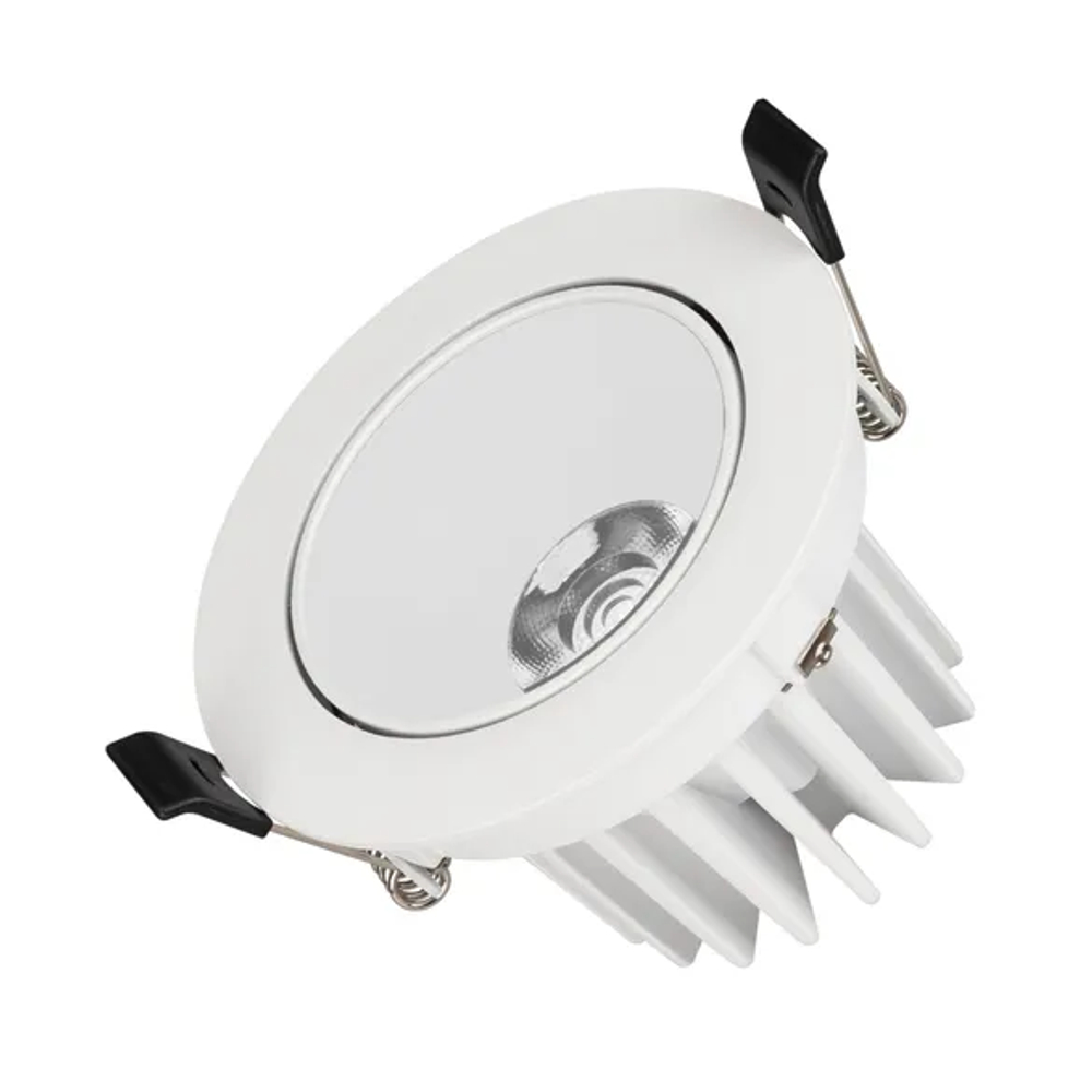 Светильник MS-FORECAST-BUILT-TURN-R102-12W Warm3000 (WH-WH, 32 deg, 230V) (Arlight, IP20 Металл, 5 лет) 037188(1)