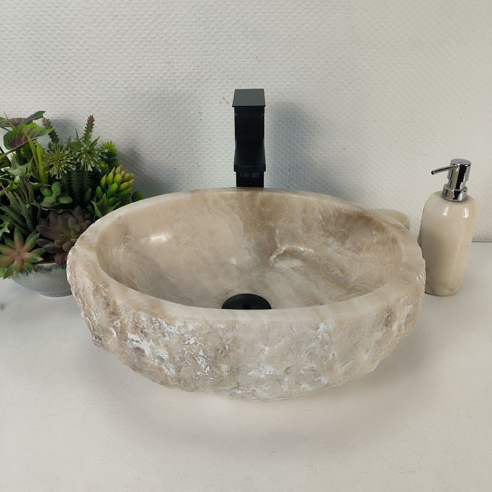 Раковина из оникса Erozy White EO-64243 42*33*16 0212