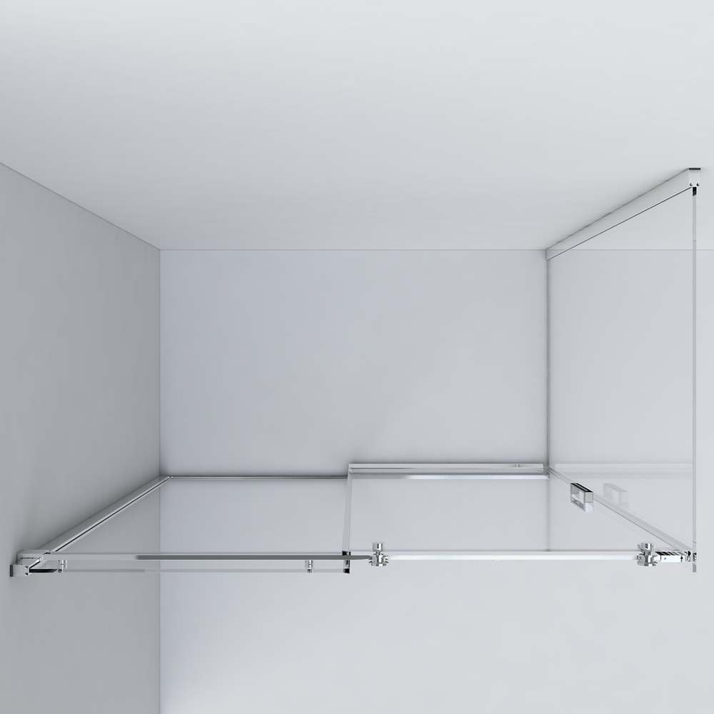 Душевой уголок Como VSR-1C1015CL, 1500*1000, хром, стекло прозрачное