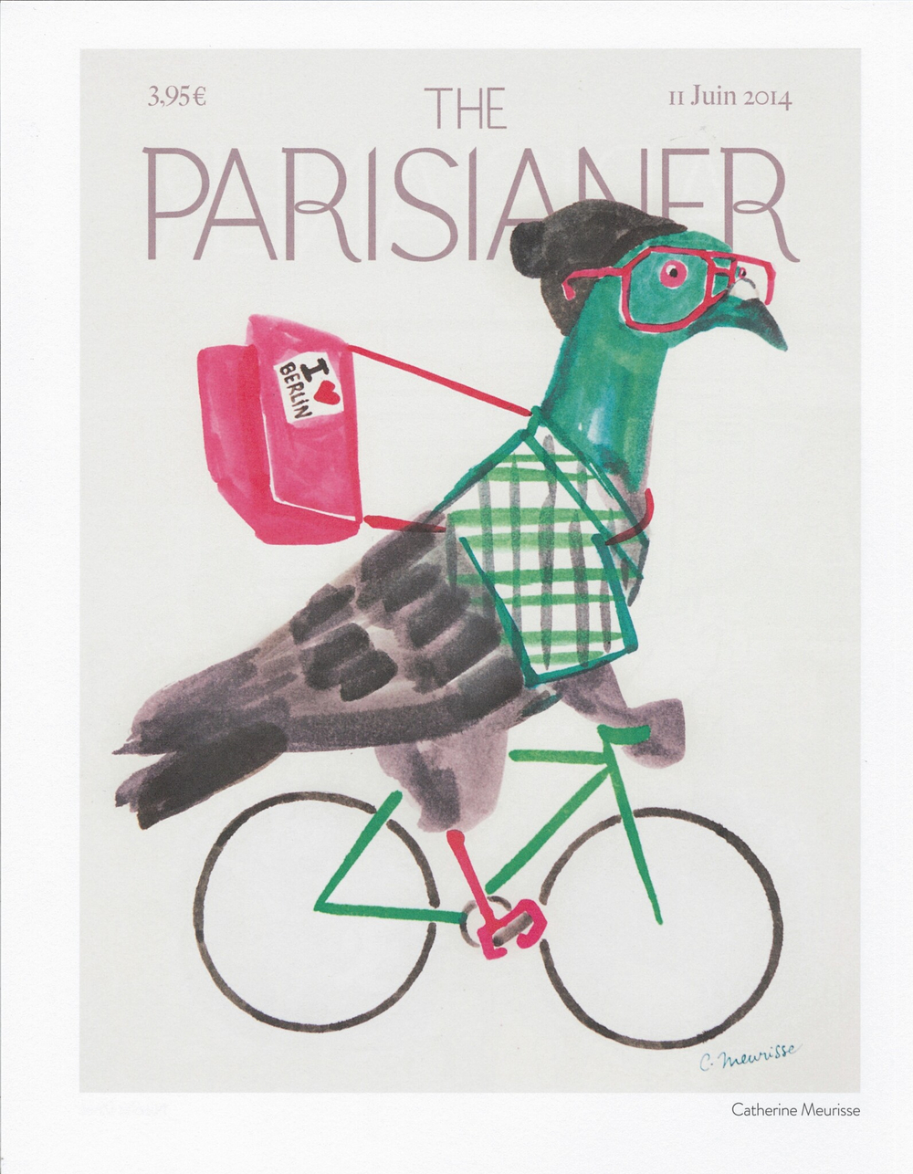 Постер журнала The Parisianer 11-06-2014, двойной
