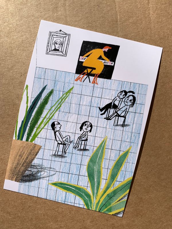 Открытка «Клетка»