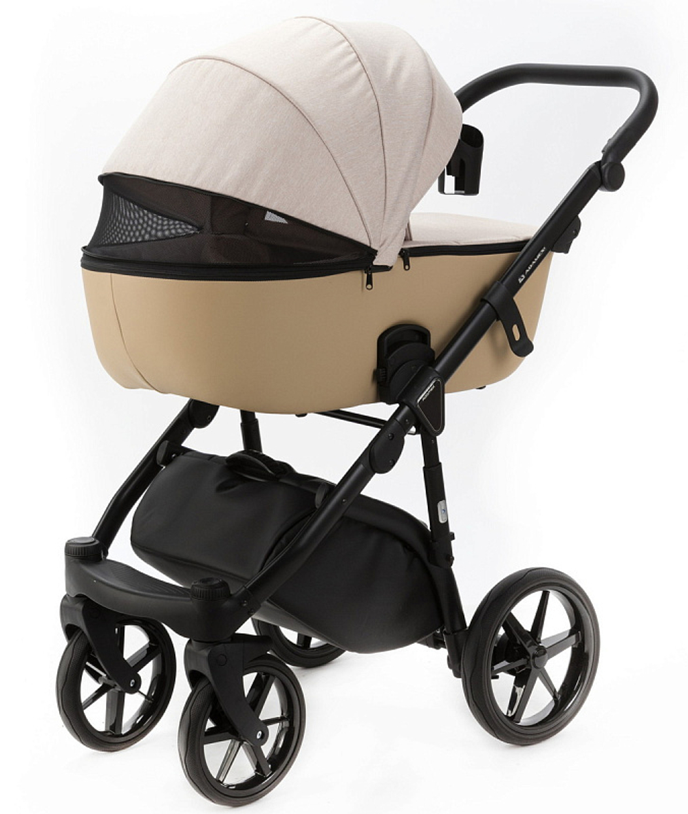 Детская коляска Adamex Nola 3 в 1 N-PS145 (БЕЖ + БЕЖ.- КОЖА)