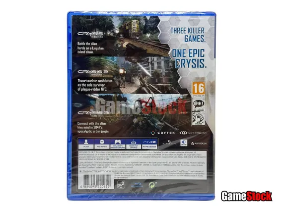 PS4 Crysis Remastered Trilogy CUSA-29042 (Русские субтитры)