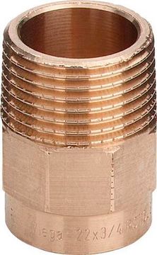 Viega муфта бронзовая 35х1 1/2" НР (94243G фитинги под пайку)