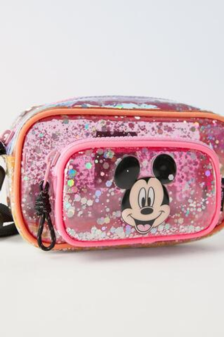 ZARA ВИНИЛОВАЯ СУМКА MICKEY «МЫШКА» ©DISNEY, РАЗНОЦВЕТНЫЙ