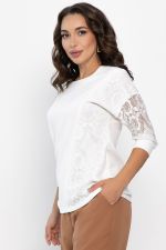 Джемпер Вирджиния НЬЮ (молочный) Б14116-48М LT Collection