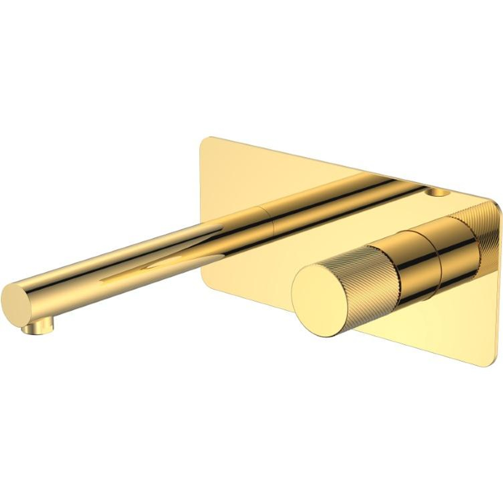 Смеситель для раковины Boheme Stick 125-GG.4 С ВНУТРЕННЕЙ ЧАСТЬЮ, GOLD SPIRALE