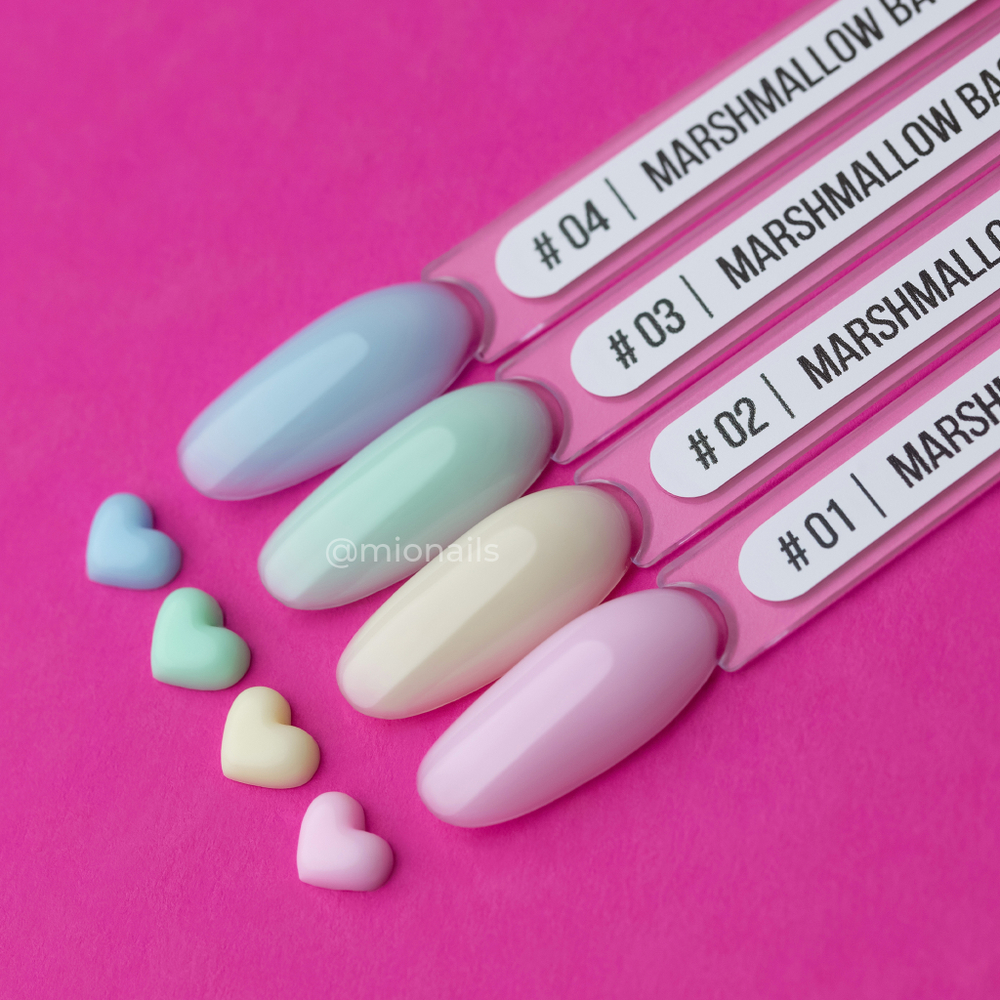 Камуфлирующая База MIO NAILS COLOR "MARSHMALLOW" № 04, 15мл.