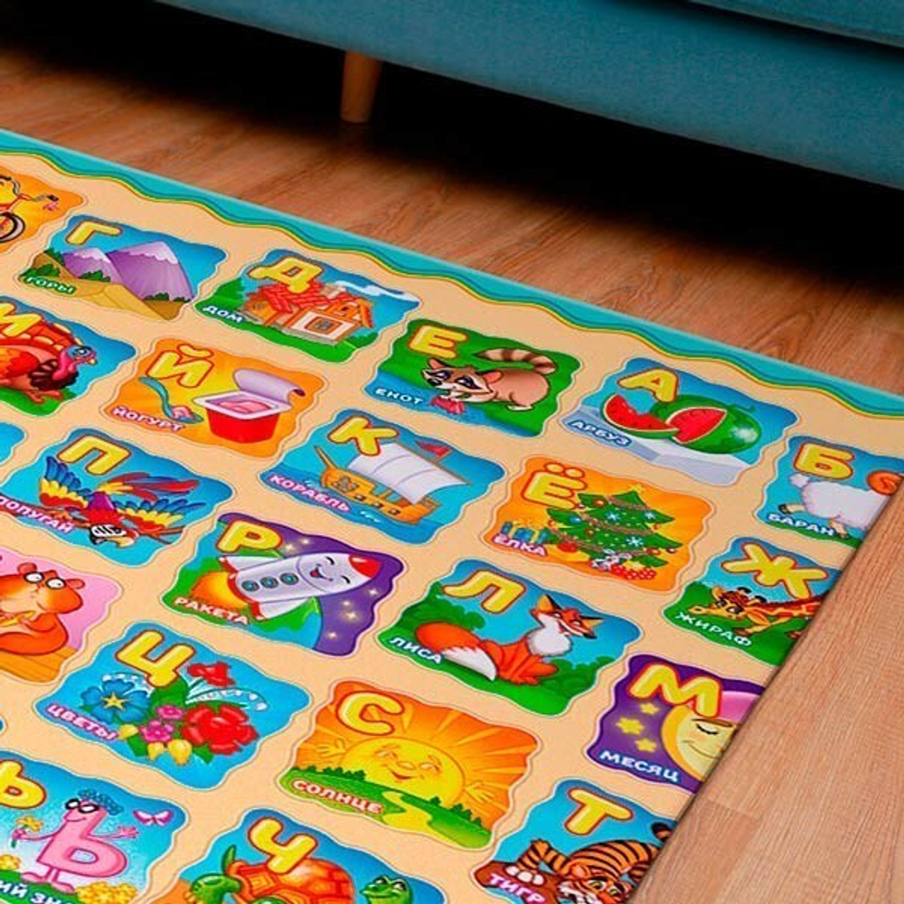Коврик игровой детский двусторонний Funkids Medium-15  (2000х1400х15)  002