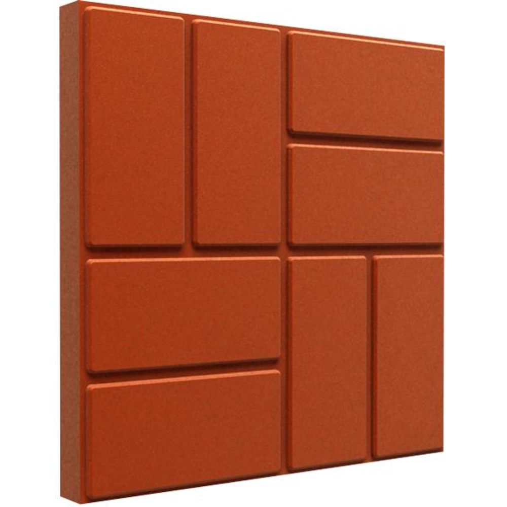 Плитка полимерпесчаная красная 330*330*35 (9 шт/м2)