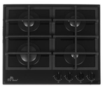 Поверхность варочная  ДеЛюкс GG4_750229F-060 (черн.стекло газ/к., 51*60) Россия