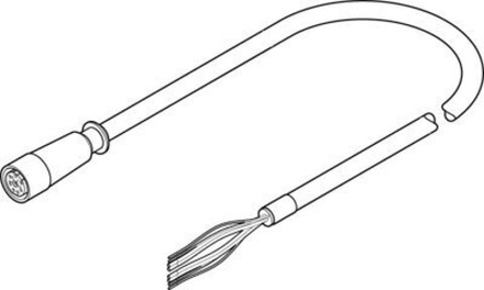 NEBM-M23G8-E-5-Q9N-LE8-1 Кабель электродвигателя