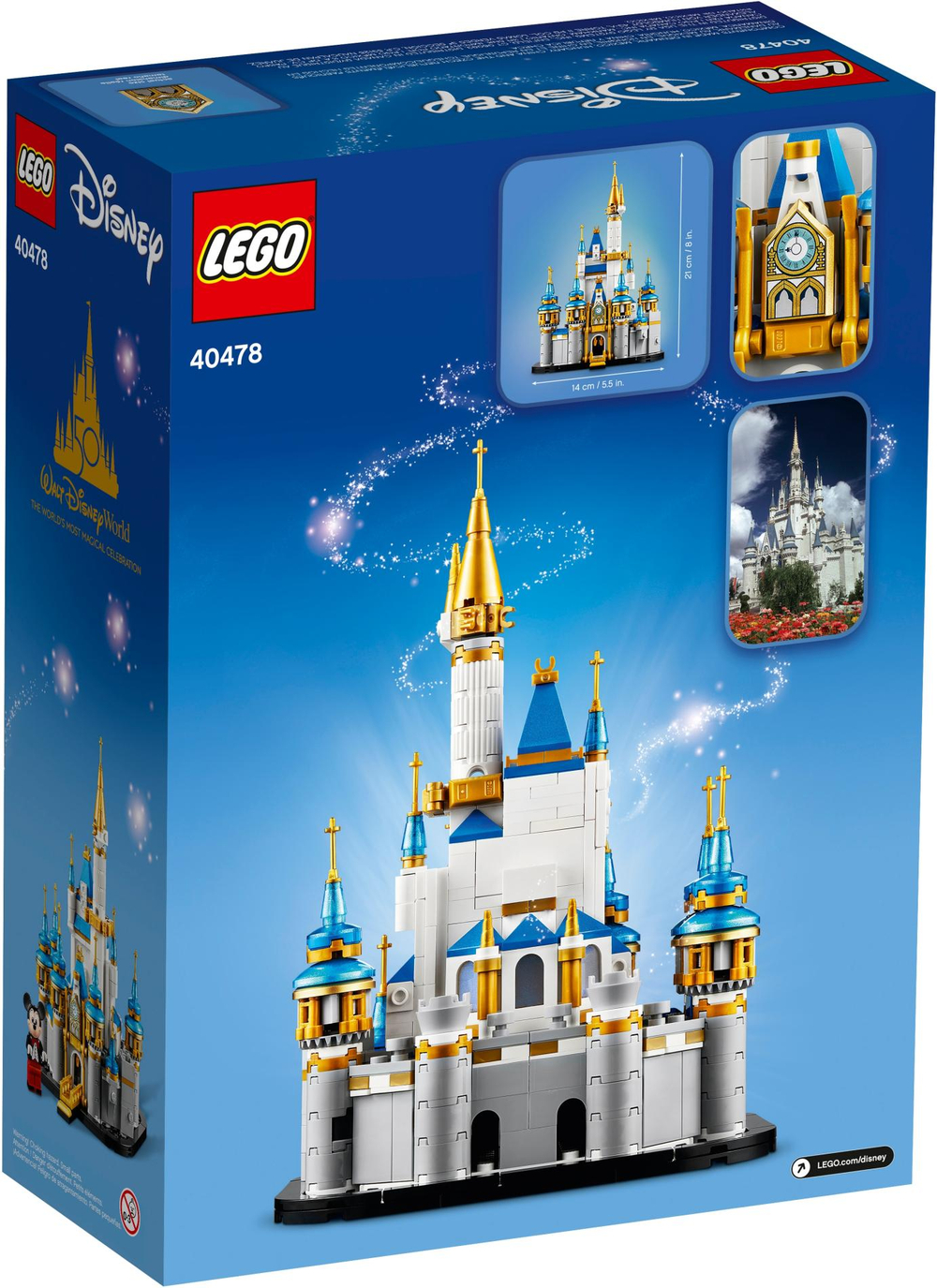 Конструктор Лего дисней Сувенирный набор Замок Disney 40478 | LEGO Disney Mini Disney Castle 567 деталей 12+