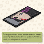 Нашивка на одежду, патч, шеврон на липучке "Чупа-чупс" 8,2х4,3 см