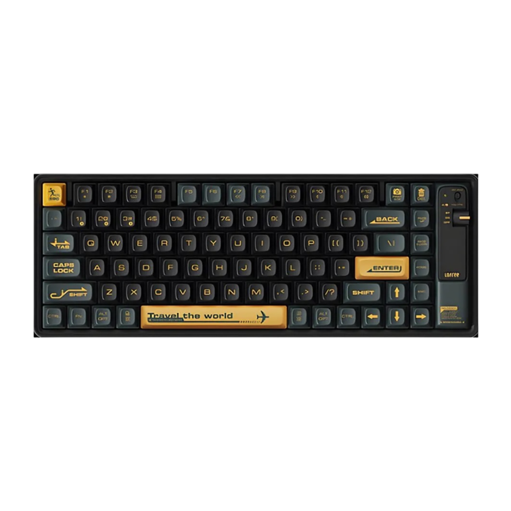 Беспроводная механическая клавиатура Lofree Wanderfree (Зелёный | Green) Русифицированная раскладка ANSI 75%. Без подсветки