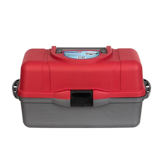 Ящик рыболова Helios трехполочный красный