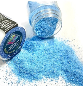 Пищевые блестки голубые Пирамида 5 г.