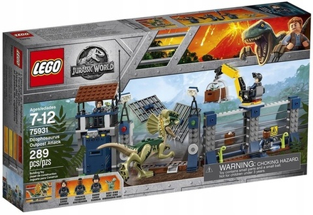 Конструктор LEGO Jurassic World 75931 Атака дилофозавра на станцию