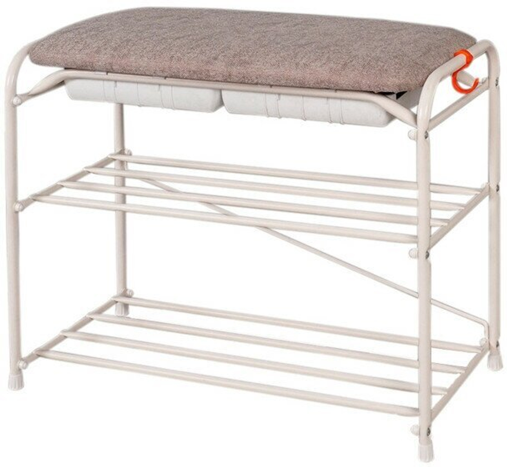 ПОДСТАВКА Д/ОБУВИ ЗМИ УЮТ 23 С СИДЕНЬЕМ БЕЛЫЙ