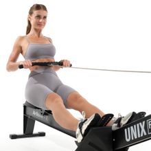 Гребной тренажер UNIX Fit Air Rower-X Black