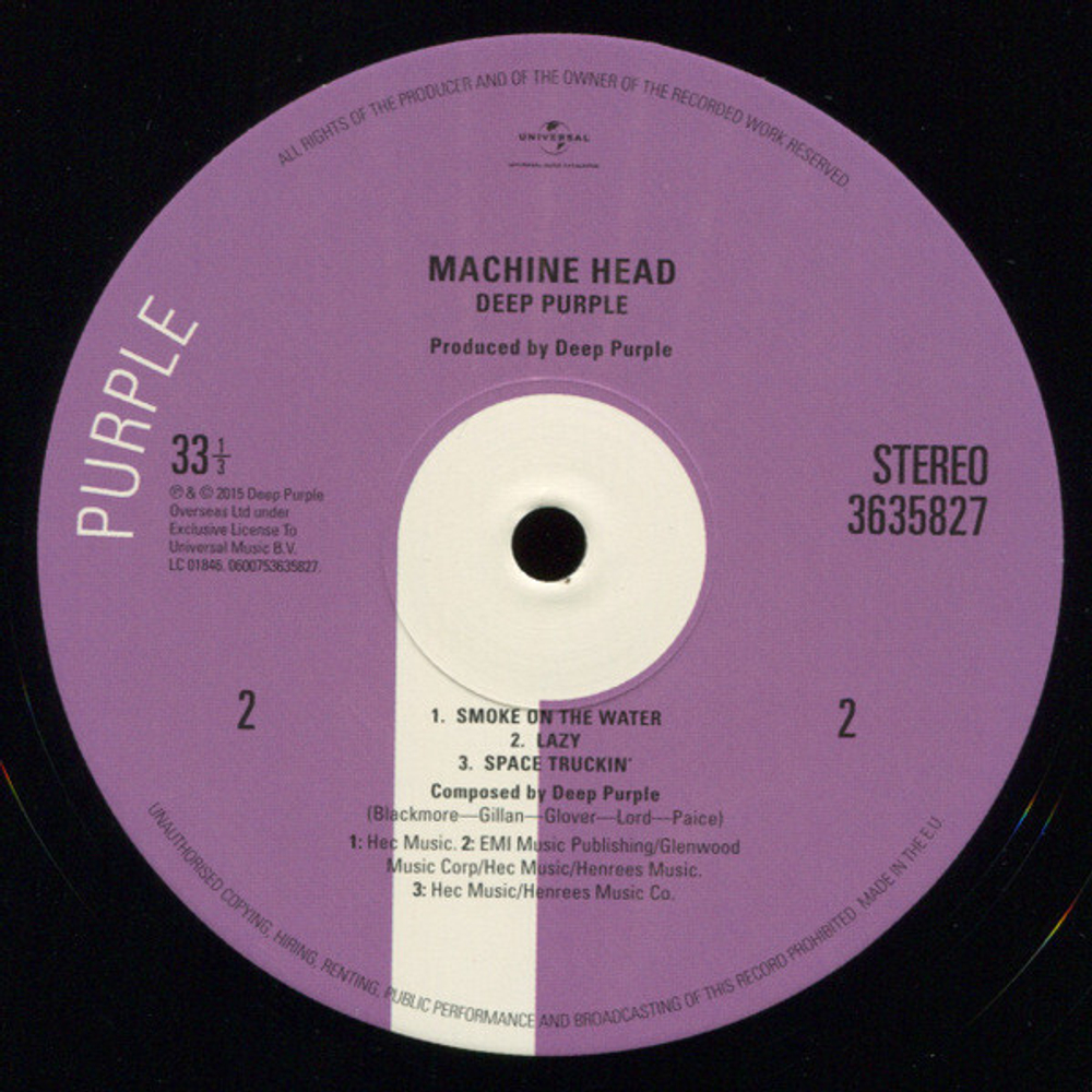Deep Purple / Machine Head (LP)