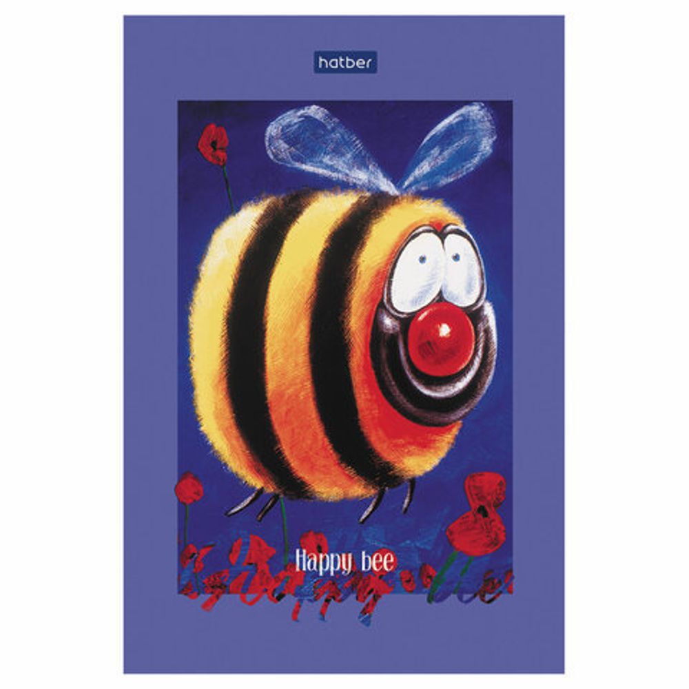 Блокнот МАЛЫЙ ФОРМАТ (98х147 мм) А6, 40 л., склейка, ламинированная бумага, HATBER "Premium", "Animals", 40Б6лA1к