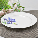 Тарелка 200мм мелкая форма Голубка Ирис