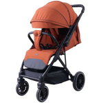 Прогулочная коляска с перекидной ручкой Luxmom H2, красная