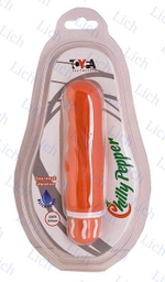 Красный мультискоростной вибромассажер - Волна