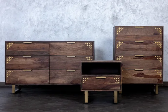 Тумба Triangle, 98х70 см, индийский палисандр