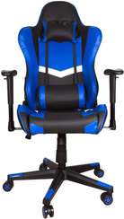 Кресло игровое Gramber B06 Экокожа черная/Экокожа синяя/Экокожа белая