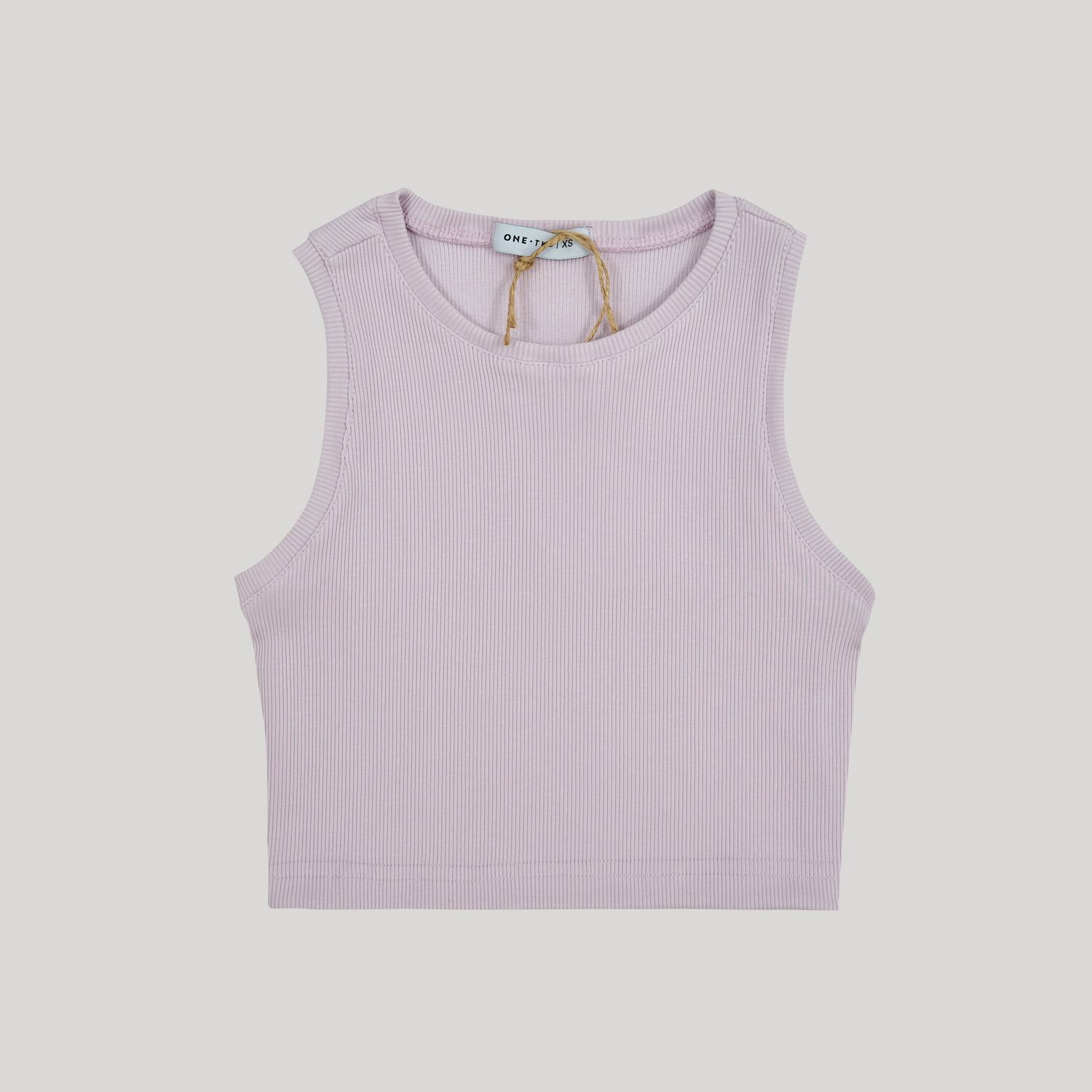 Ribbed Crop Top Orchid Hush