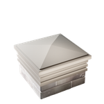 Колпак полимеркомпозитный Bona 385*385 (1,5 кирпича) бежевый