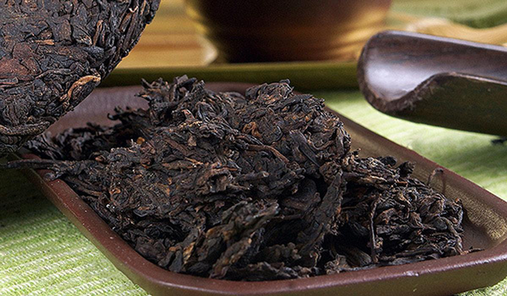 Пуэр Гу Шу Чуньляо 3 года регион Мэнхай РЧК 357г