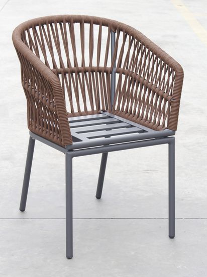 Кресло Favorita плетеное уличное с подушками