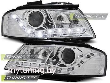 Передние фары Audi A3 8P daylight chrome