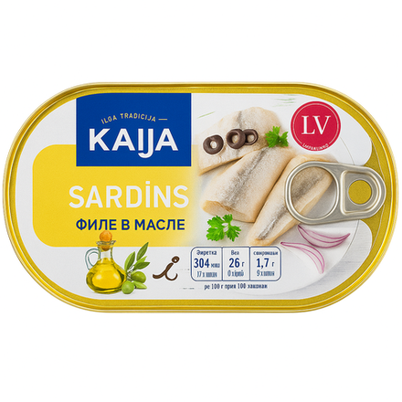 Сардина в масле KAIJA 170 гр