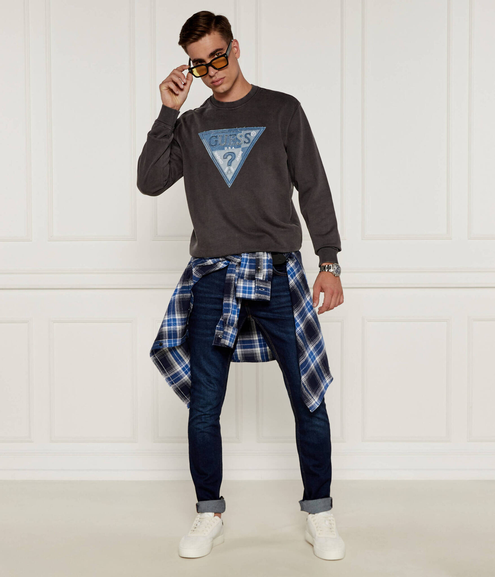 Худи GUESS - графитовый(M4BQ17 KCIF1)