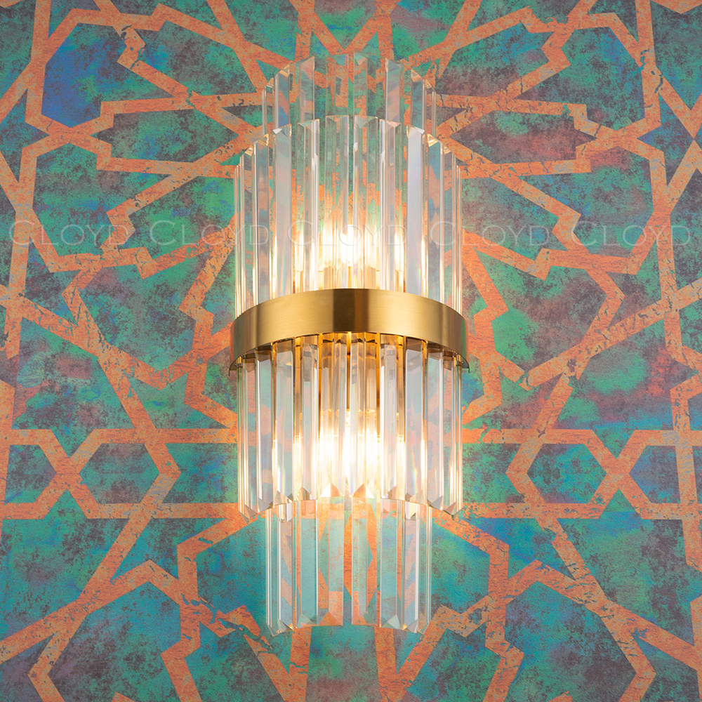 Бра Cloyd BROTIGAN-B W2 / выс. 55 см - латунь (арт.20205)