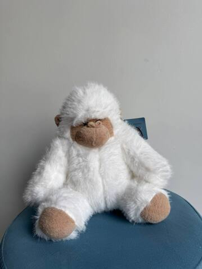 Мягкая игрушка "Горилла" белая